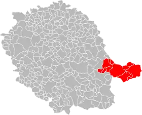 Localisation de Communauté de communes des Monts de Lacaune