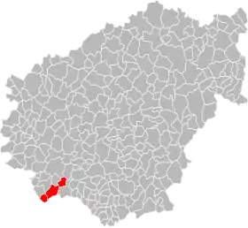 Localisation de Communauté de communes des Portes du Causse