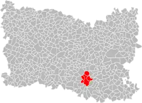 Localisation de Communauté de communes des Trois Forêts