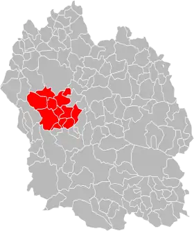 Localisation de Communauté de communes du Gévaudan