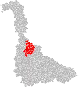Localisation de Communauté de communes du Bassin de Pont-à-Mousson