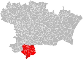 Localisation de Communauté de communes du Canton d'Axat