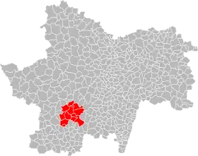 Localisation de Communauté de communes du canton de Charolles