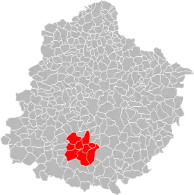 Localisation de Communauté de communes du canton de Pontvallain