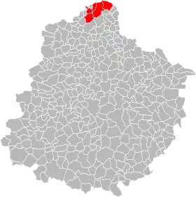 Localisation de Communauté de communes du Massif de Perseigne