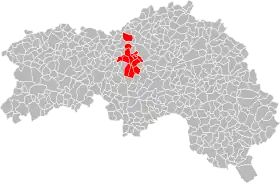 Localisation de Communauté de communes du Pays d'Argentan