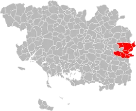 Localisation de Communauté de communes du Pays de La Gacilly