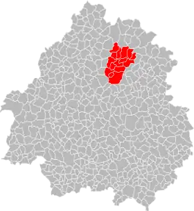 Localisation de Communauté de communes du Pays thibérien