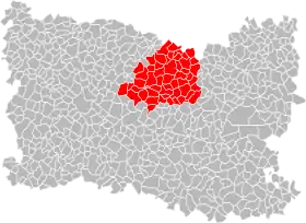 Localisation de Communauté de communes du Plateau Picard