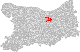 Localisation de Communauté de communes Entre bois et marais