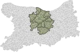 Localisation de Pays de Caen