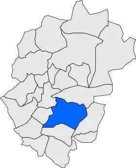 Localisation de Falset