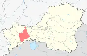 Localisation de Chöön-Khyemchik Kozhuunu