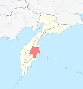 Localisation de Raïon d'Oust-Kamtchatsk