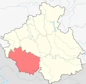 Localisation de Raïon d'Oust-Koksa