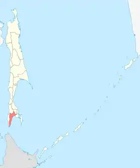 Localisation de Raïon d'Aniva