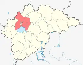 Localisation de Raïon de Novgorod