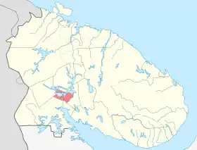 Localisation de Okroug municipal de Poliarnye Zori