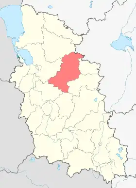 Localisation de Raïon de Porkhov