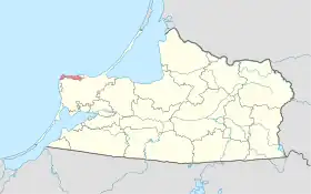 Localisation de Okroug urbain de Svetlogorsk