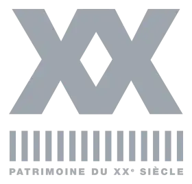 Logo du label « Patrimoine du XXe&nbsp;siècle »