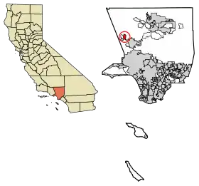 Localisation de Castaic