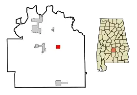 Localisation de Hayneville