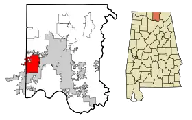 Localisation de Madison