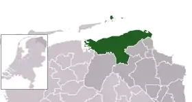 Localisation de Het Hogeland