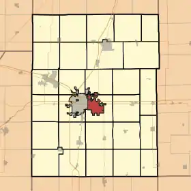 Localisation de Cunningham Township