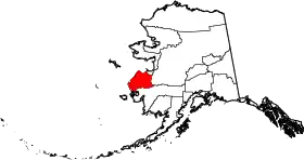 Localisation de Kusilvak Census Area, Alaska