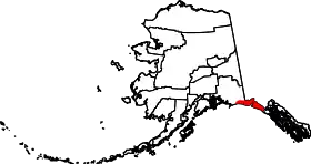 Localisation de Ville et borough de Yakutat