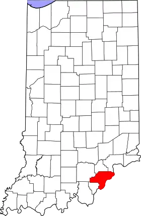 Localisation de Comté de Clark(Clark County)