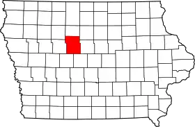 Localisation de Comté de Webster