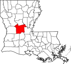 Localisation de Paroisse des Rapides