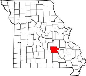 Localisation de Comté de Dent(Dent County)