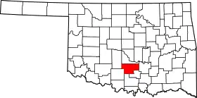 Localisation de Comté de Garvin(Garvin County)