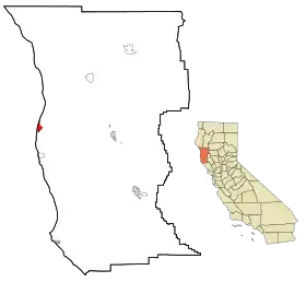 Localisation de Fort Bragg