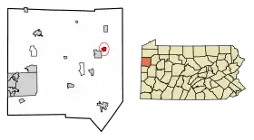 Localisation de Sandy Lake