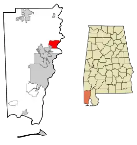 Localisation de Creola