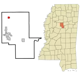 Localisation de Duck Hill