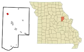 Localisation de Wellsville