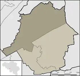 Localisation de Morlanwelz-Mariemont