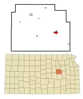 Localisation de Council Grove