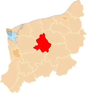 Localisation de Powiat de Łobez