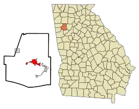 Localisation de Dallas