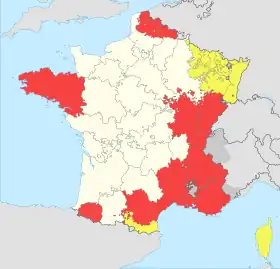 Localisation de Pays d'imposition
