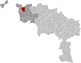 Localisation de Pecq