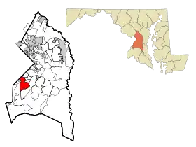 Localisation de Oxon Hill-Glassmanor