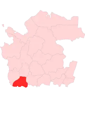 Localisation de Raïon de Konocha